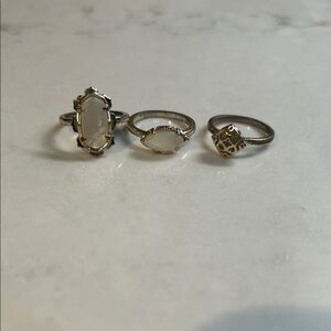 Kendra Scott stackable rings, set of three